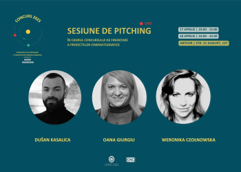 CENTRUL NAȚIONAL AL CINEMATOGRAFIEI ANUNȚĂ  SESIUNEA DE PITCHING DIN CADRUL CONCURSULUI DE FINANȚARE A PROIECTELOR CINEMATOGRAFICE 2025